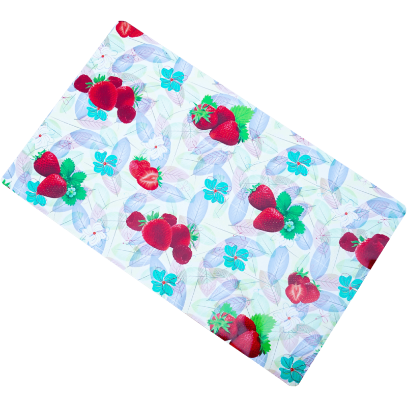 Protectie pentru masa, cu doua fete, modele florale, 97 x 57 CM